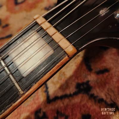 1967 Firstman Liverpool Special Black w/ Gigbag | Teisco-Made, Hollow Body, Japan Vintage image 8