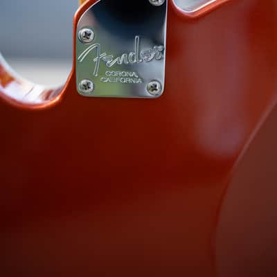 Twelve-a-caster! 2016 Fender American Elite Telecaster, Musikraft 12-string Neck Autumn Blaze Metallic image 7