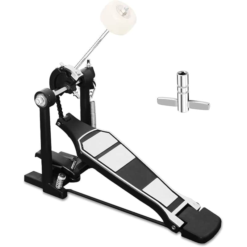 Single Bass Drum Pedal, Kick Drum Pedal for Drum Set Instrument, Single-Chain Drum Foot Pedal for Beginner & Pro Drummers image 1