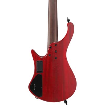 Ibanez EHB1505S WL Headless 5 String Electric Bass. Stained Wine Red Low Gloss with Bag image 2