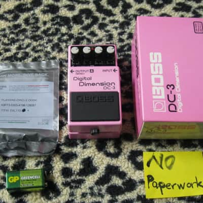 used Boss DC-3 Digital Dimension (digital chorus) 1988 very early model +box/battery/strings (NO pw) image 1
