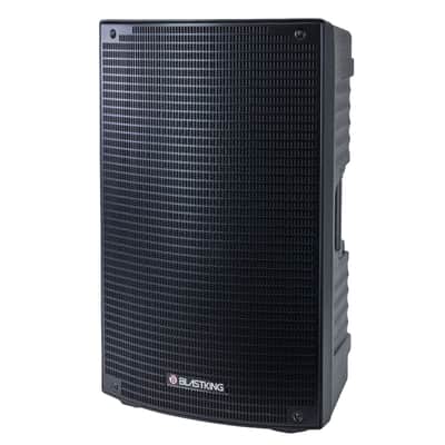 Blastking BDTII15C1 15" 1000W Powered PA Speaker Bundle with Stand & 2 Mics image 4