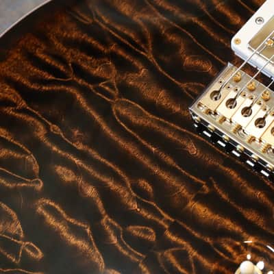MINTY! 2013 PRS Private Stock #4198 Custom 24 Quilted Bronze Smoke Burst w/ Solid Brazilian Neck + OHSC image 6