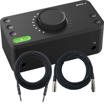 Audient Evo 4 2in/2out USB-C Audio Interface CABLE KIT image 1