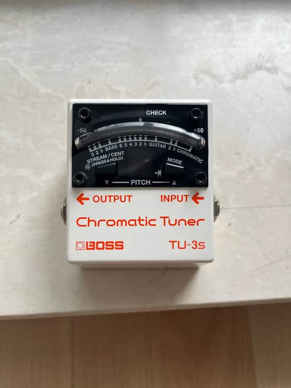 Boss TU-3S Chromatic Tuner 2016 - Present - White image 1