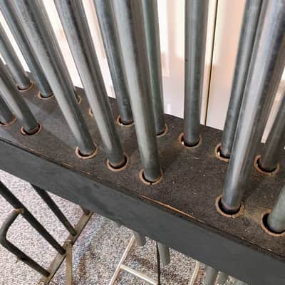 Jenco 1.5 Octave Chrome 1" Tubular Orchestral Chimes w/Foot Damper image 12