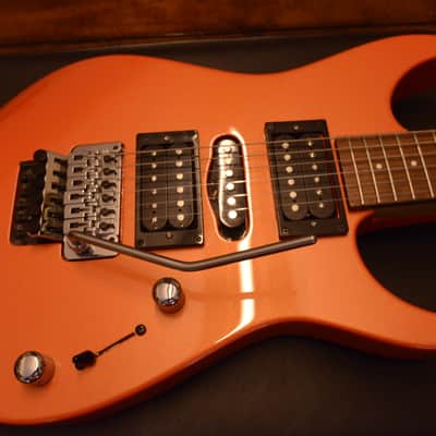 RARE Jackson USA Super Dinky SDK-1 Lambo Orange Pearl Kent Armstrong Floyd Rose Guitar SDK1 DK1 DK-1 image 13