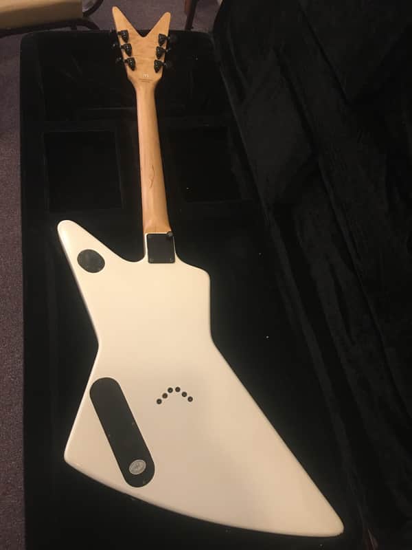 Dean Z-X EXPLORER - RARE Diamond White - Dean Hardshell Case | Reverb