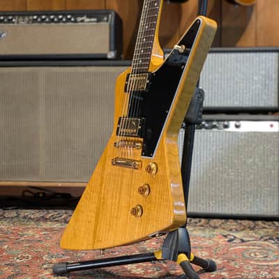 Gibson Custom Shop '58 Korina Explorer Reissue 2021 - Natural with Black Pickguard image 3