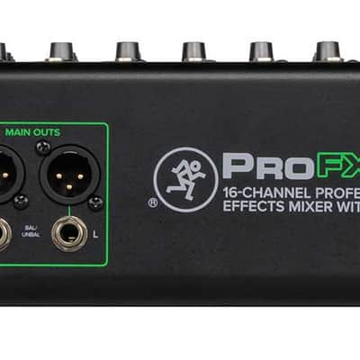 Mackie ProFX16v3 16-Channel 4-Bus Professional Effects Mixer w/USB+Semi-Hard Bag image 9