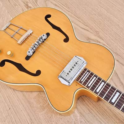 1959 Kay Barney Kessel Artist 6701B Blonde w/ Kleenex Box Pickup, Kelvinator, Lifton Case image 8