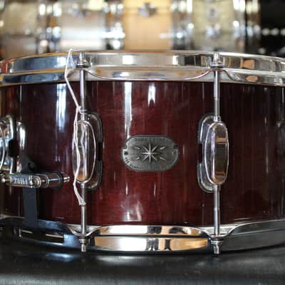 Tama 6.5x14 Artwood Birch Snare Drum in Cherry Wine Lacquer image 3