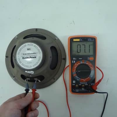 Radioshack Realistic 40-1316A 8" Replacement Speaker 8 Ohms 1980's - Tested, Works image 5
