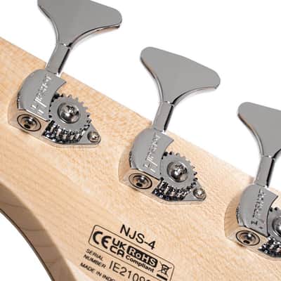 Cort Elrick NJS 4-String Electric Bass, Black image 10