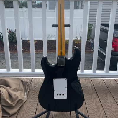 Squier Stratocaster  2008 Worn Black image 6