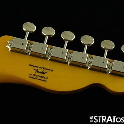 LEFTY Fender Squier Classic Vibe 50s Telecaster NECK & TUNERS, Tele Tinted Maple image 6