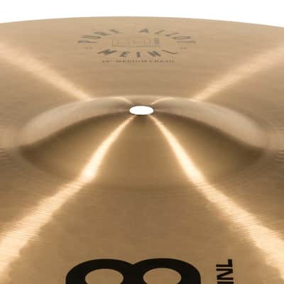 Meinl Pure Alloy Traditional Medium Crash Cymbal 20" image 4