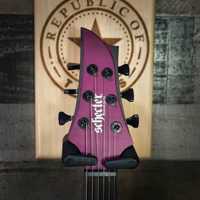 Schecter John Browne Tao-6 Electric Guitar - Satin Trans Purple B-Stock (462) image 6