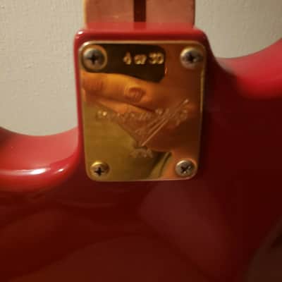 Fender  1996 Custom Shop 58 Reissue Limited Edition  1996 Dakota Red image 5