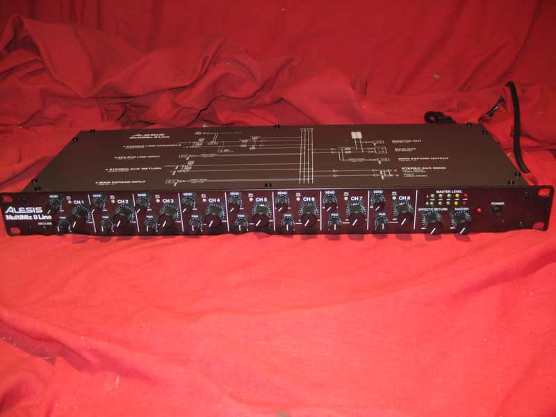 Alesis MultiMix 8 Line 8-Channel Stereo Line Mixer image 1