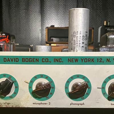 Vintage Restored David Bogen F30 Guitar Tube Amp Head image 1