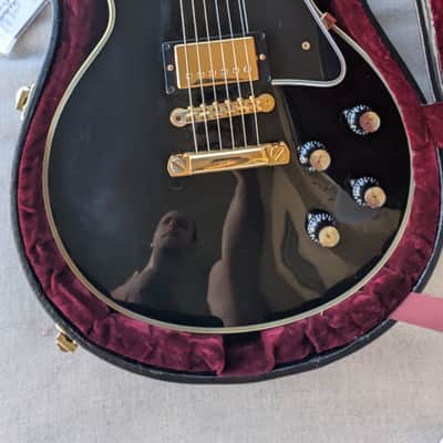 Gibson Custom Shop 1960 Reissue Les Paul Custom Black Beauty 50th Anniversary Gold Book 2010 - Black image 12