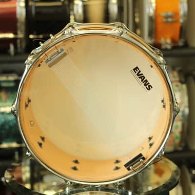 Edg Drumworks Custom Maple 10 Lug 14" x 5.5" Snare Drum - Maryville Natural Maple image 4