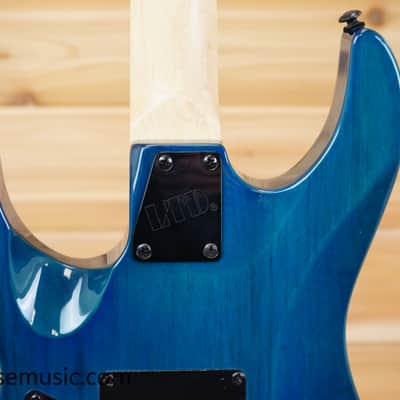 ESP LTD MH-203 QM - See Thru Blue Bild 9