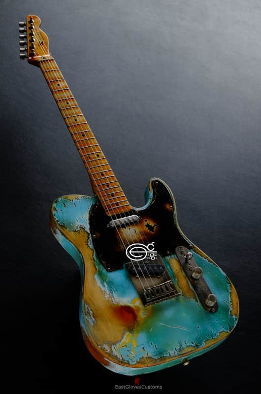 Fender Telecaster Daphne Blue Heavy Aged Relic image 1