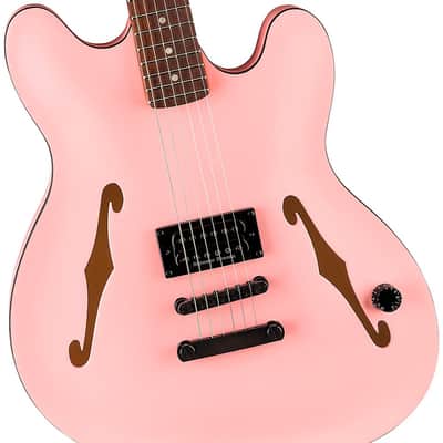 Fender Tom DeLonge Starcaster Electric Guitar Regular Satin Shell Pink image 6