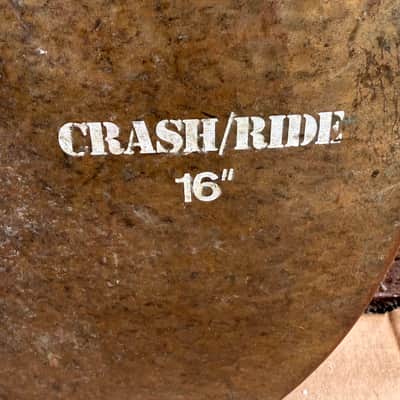 Paiste RUDE 16" Crash/Ride Cymbal – 2.8 lbs – Raw Finish – Made in Switzerland image 3