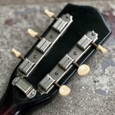 1952 Kay ‘Rex’ K-125 Peanut Red Burst RARE image 8