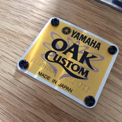 Yamaha Oak custom 18" kick drum bass Natural jazz bop image 3
