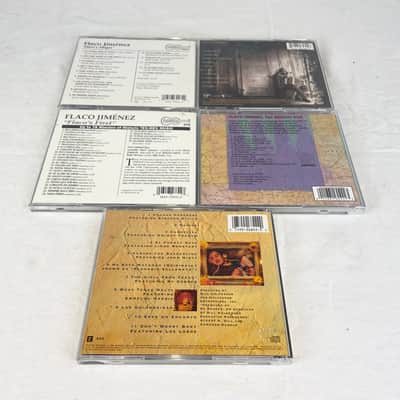 Lot of 10 Used CD Flaco Jimenez Pack - Squeeze Box King, Arriba El Norte, Said And Done, Partners image 3