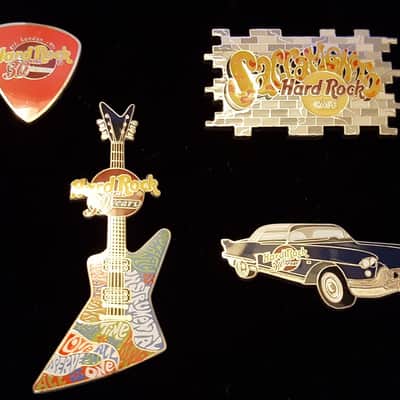 Hard Rock Cafe 30th Anniversary - 4 Pin Set from Sacramento image 1