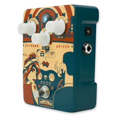 Orange Getaway Driver 70s Overdrive Pedal image 2