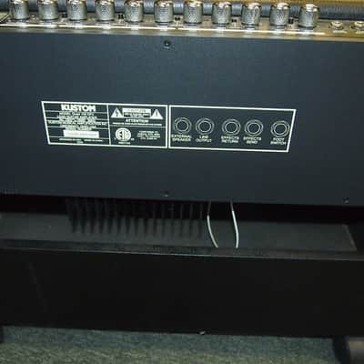 Kustom Quad 100 DFX 2x12 electric guitar combo amplifier image 2