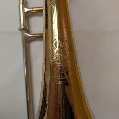 Immagine Olds Recording Tenor Trombone – .500" Bore – Vintage Pro Model – Good Condition SM#3108 - 4