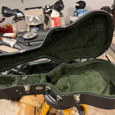 Martin Dreadnought Hardshell Case 2020s - Black with Green Interior image 1