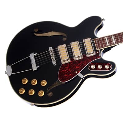 Airline Guitars H77 Black image 3