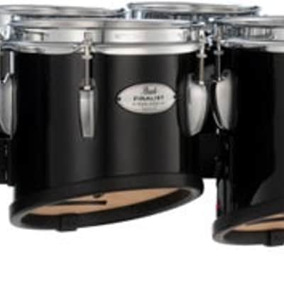 Pearl Finalist Marching Tenor Drums - 6/6/8/10/12/13 inches  Midnight Black image 2