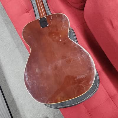 Epiphone FT-130 Caballero 1970s with Chipboard Case- Natural image 17