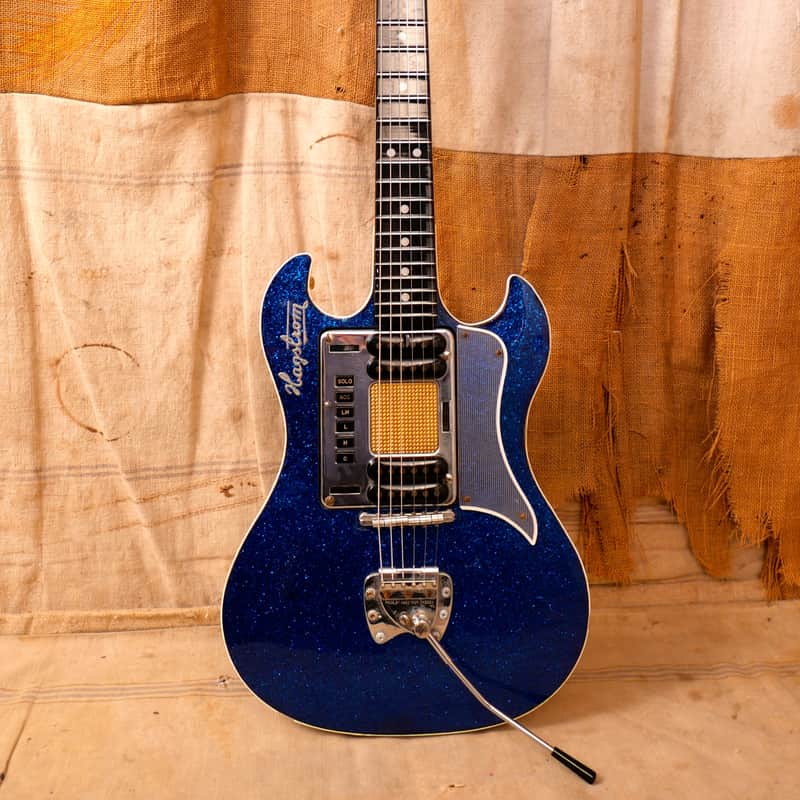 1962 Hagstrom De Luxe Batman Blue Sparkle