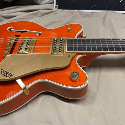 Gretsch G6122 Jr. 6122 Country Classic Junior Guitar with Case MIJ Japan 1999 Orange image 9
