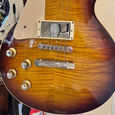 2005 Gibson Custom Shop Les Paul Standard 1960 R0 Gloss Faded Tobacco Burst '60 Left Handed Lefty VOS image 4