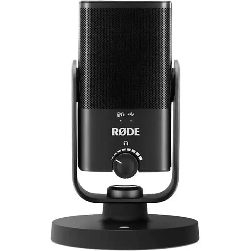 RODE NT-USB Mini USB Desktop Condenser Microphone 2020 - Present - Black image 1