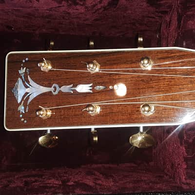 Marklund D-42S 2018  Moon Spruce/Madagascar  (Unreal 12 fret tone and string separation) image 17