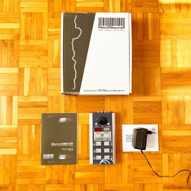 Red Sound SoundBITE XL Professional DJ Loop Sampler with p.supply, box &  manual! Read the full ad! image 1