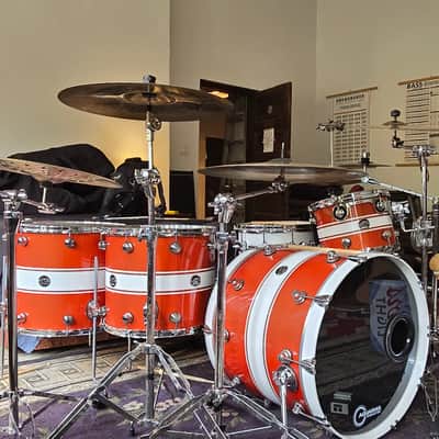 DW Performance Series 2010 - White Ice/Habanero Orange image 1