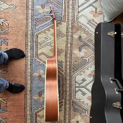 Jean Larrivee acoustic guitar Model: OM-03, Recording Series 2001 - Sitka spruce top with mahogany back and sides, ebony fingerboard, and a satin finish image 10